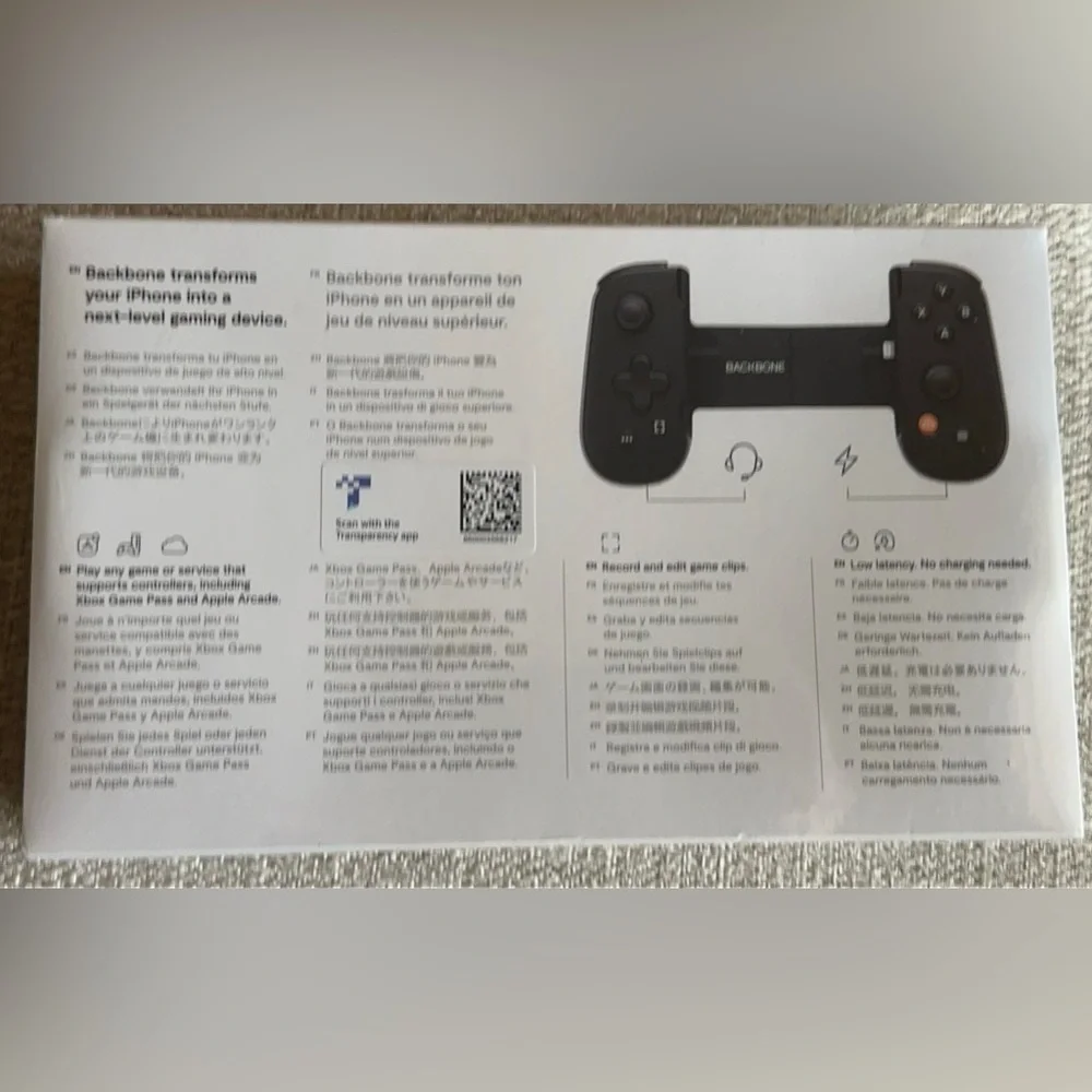 *USED* BACKBONE One Mobile Gaming Controller for iPhone (Lightning) + CASE